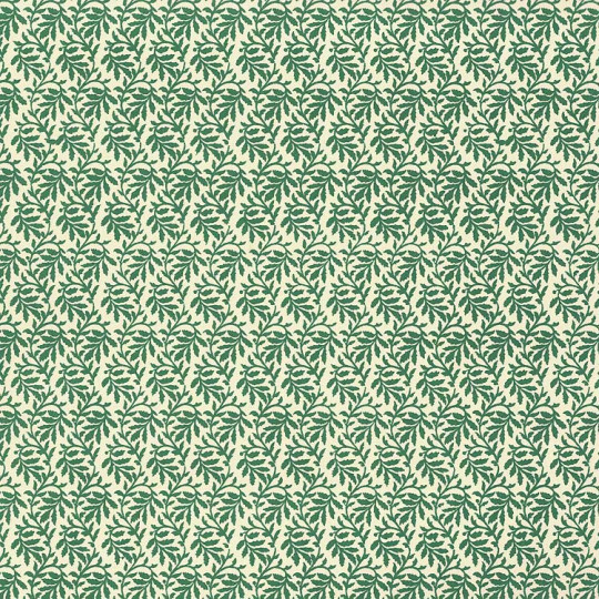 Petite Green Leaf Print Italian Paper ~ Carta Varese Italy
